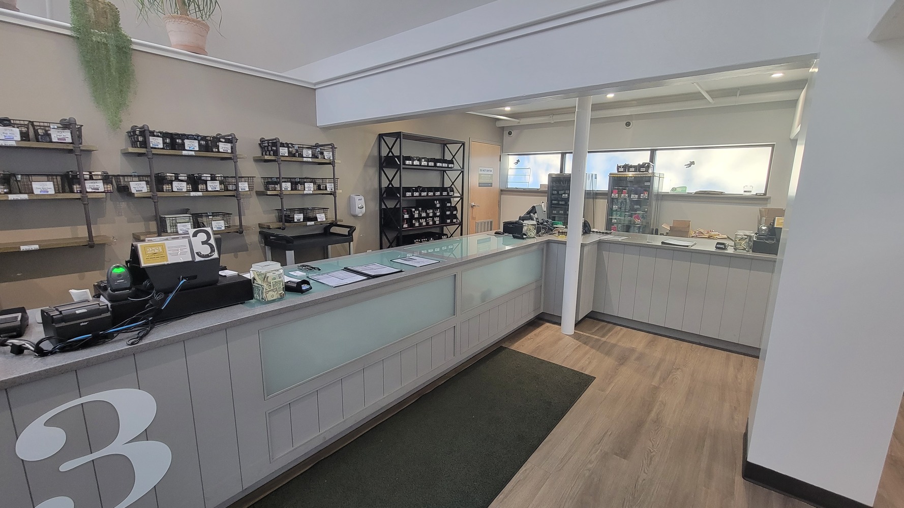 Interior of 253 Farmacy Weed Dispensary in Turner Falls